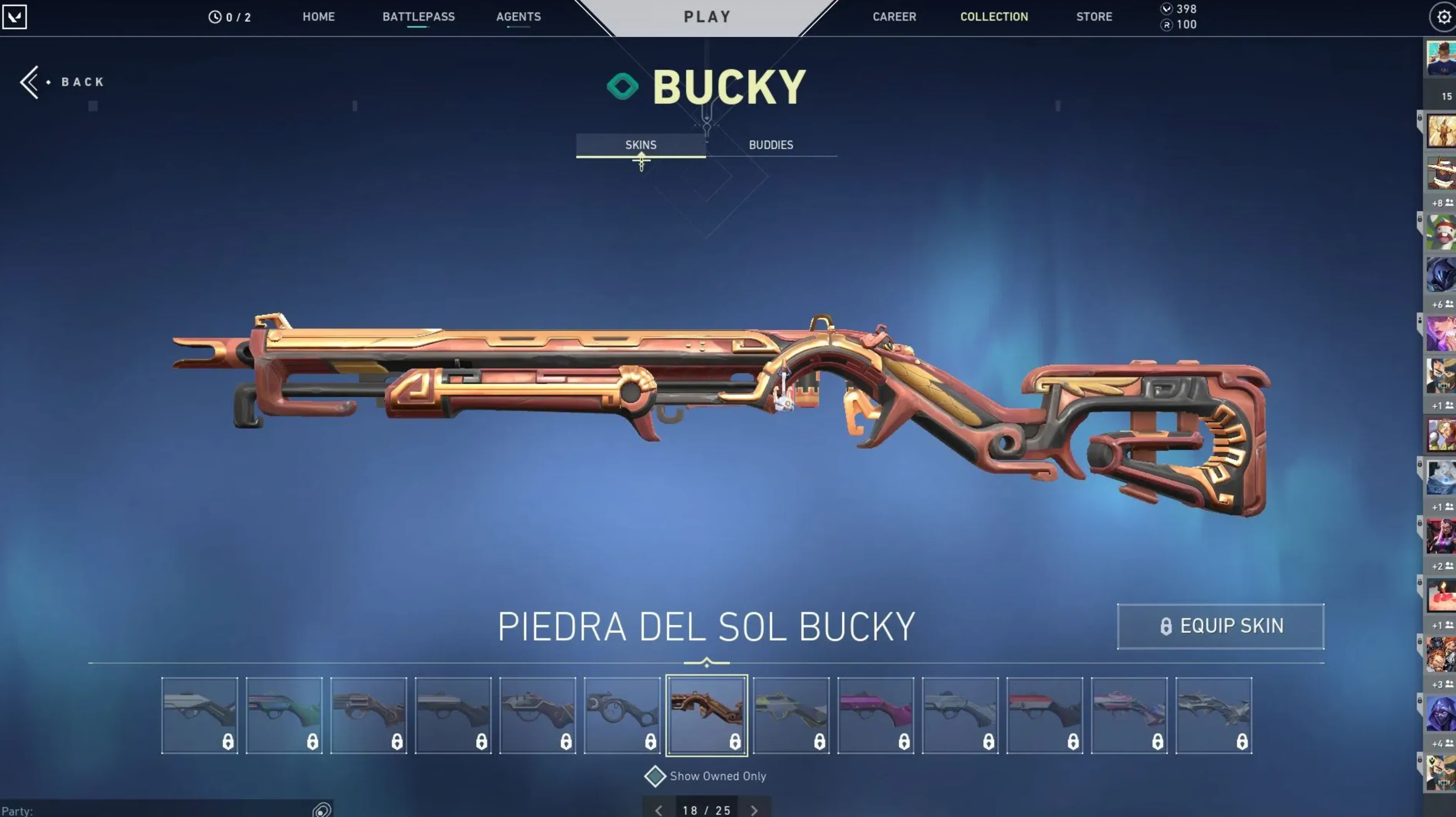 Piedra del Sol Bucky